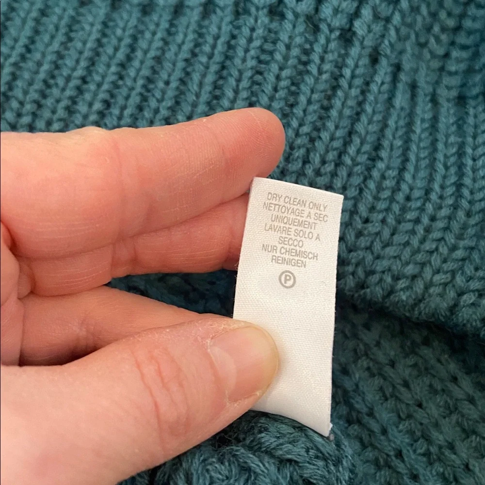 PAUL SMITH restored turtleneck chunky wool sweater XL - Picture 7 of 10